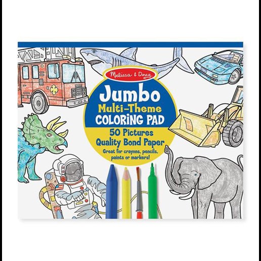 Melissa & Doug Jumbo Coloring Pad - 3 yrs+