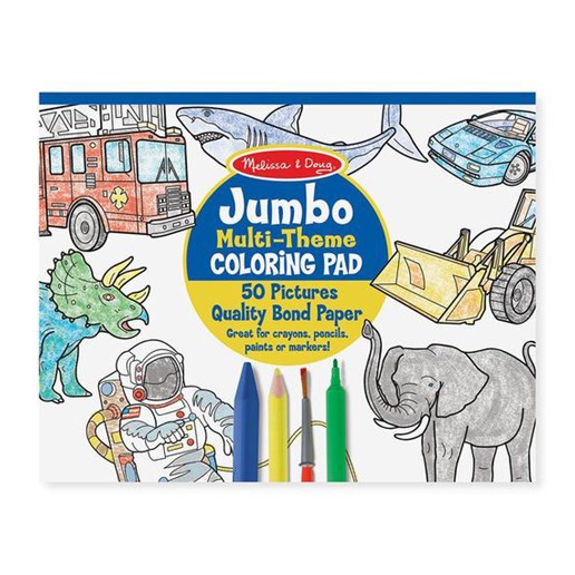Melissa & Doug Jumbo Coloring Pad - 3 yrs+