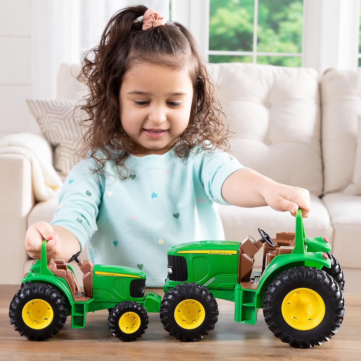 Tomy John Deere Tough Tractor Toy, 11-In