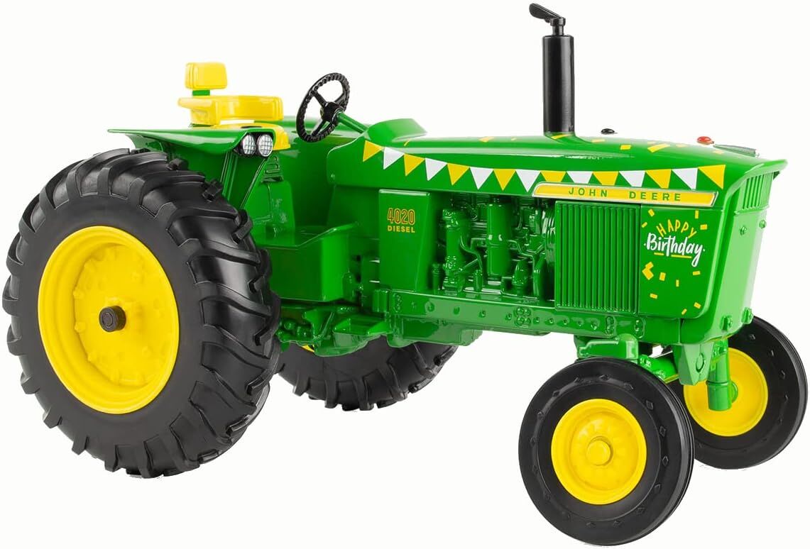 Tomy ERTL John Deere 1:16 Scale Happy Birthday 4020 Tractor