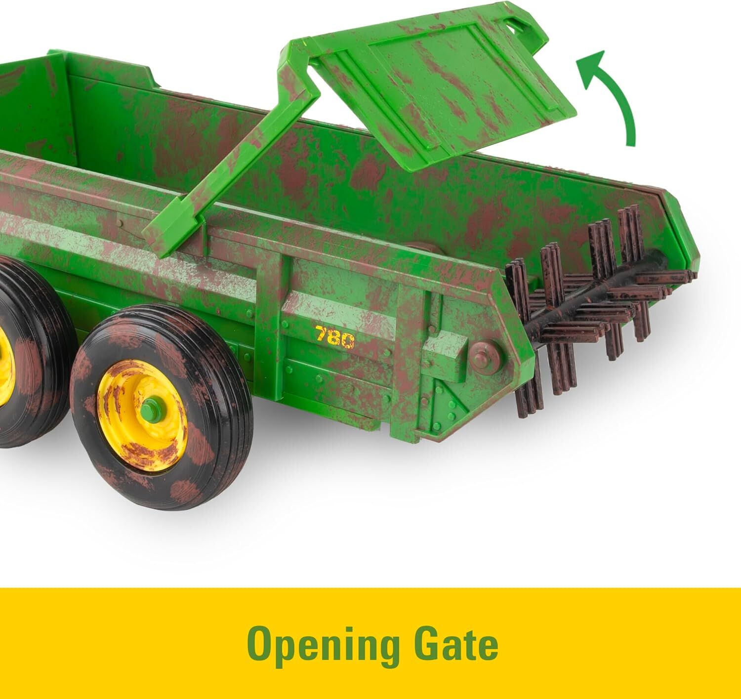 Tomy John Deere Big Farm Loader Tractor And Spreader Playset