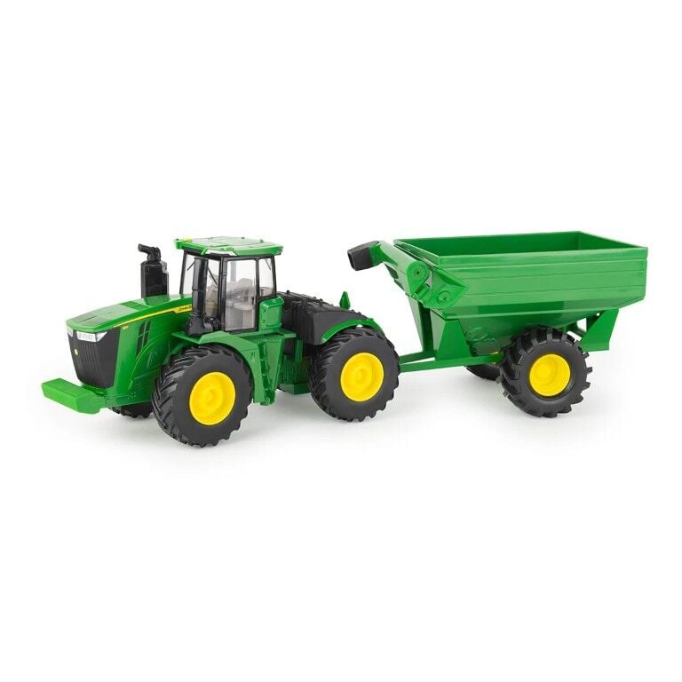 Tomy John Deere 1/32 Scale 9R With Grain Cart Toy