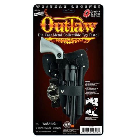 Parris Outlaw Cap Pistol Toy, 12-Shot