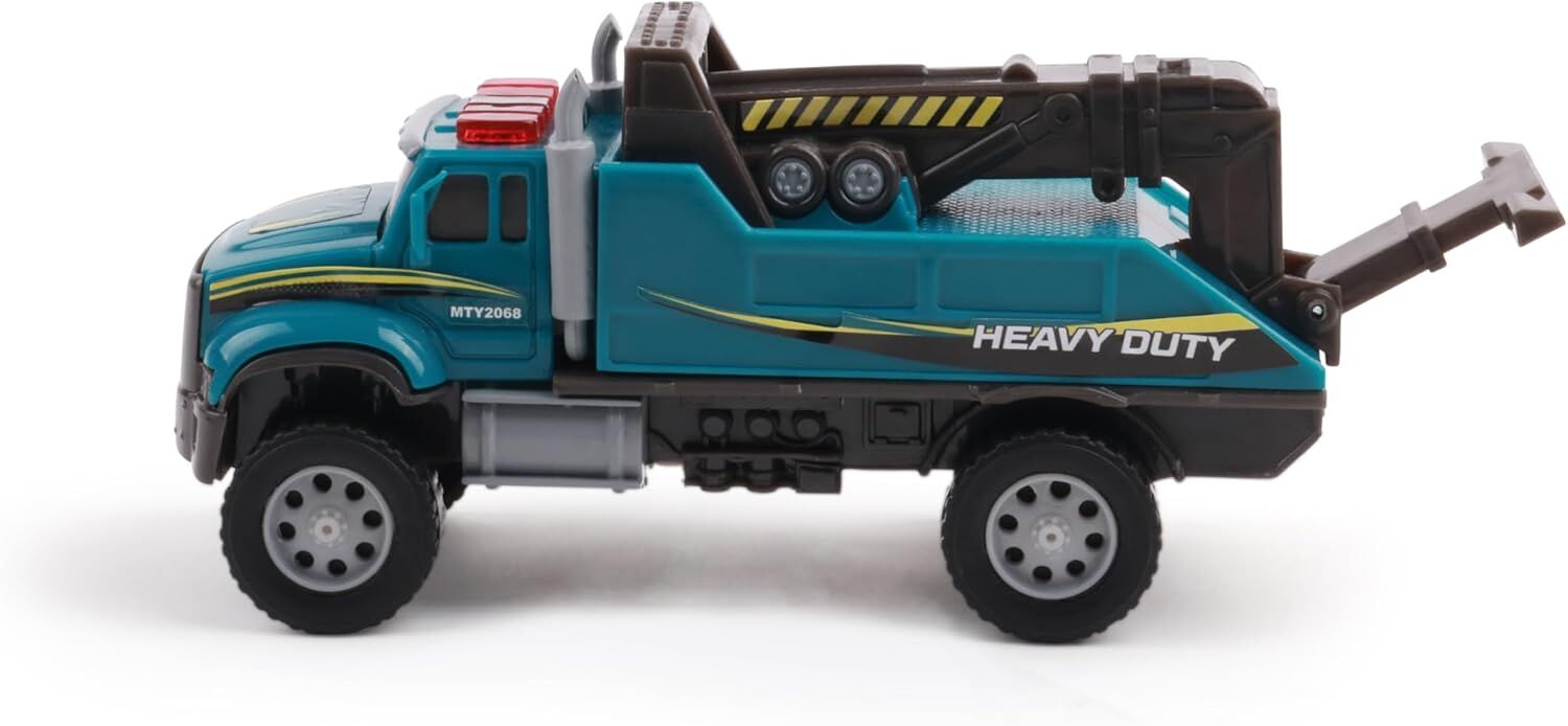 Mighty Fleet Diecast Toughest Minis Toy Vehicle Assortment, 5-In