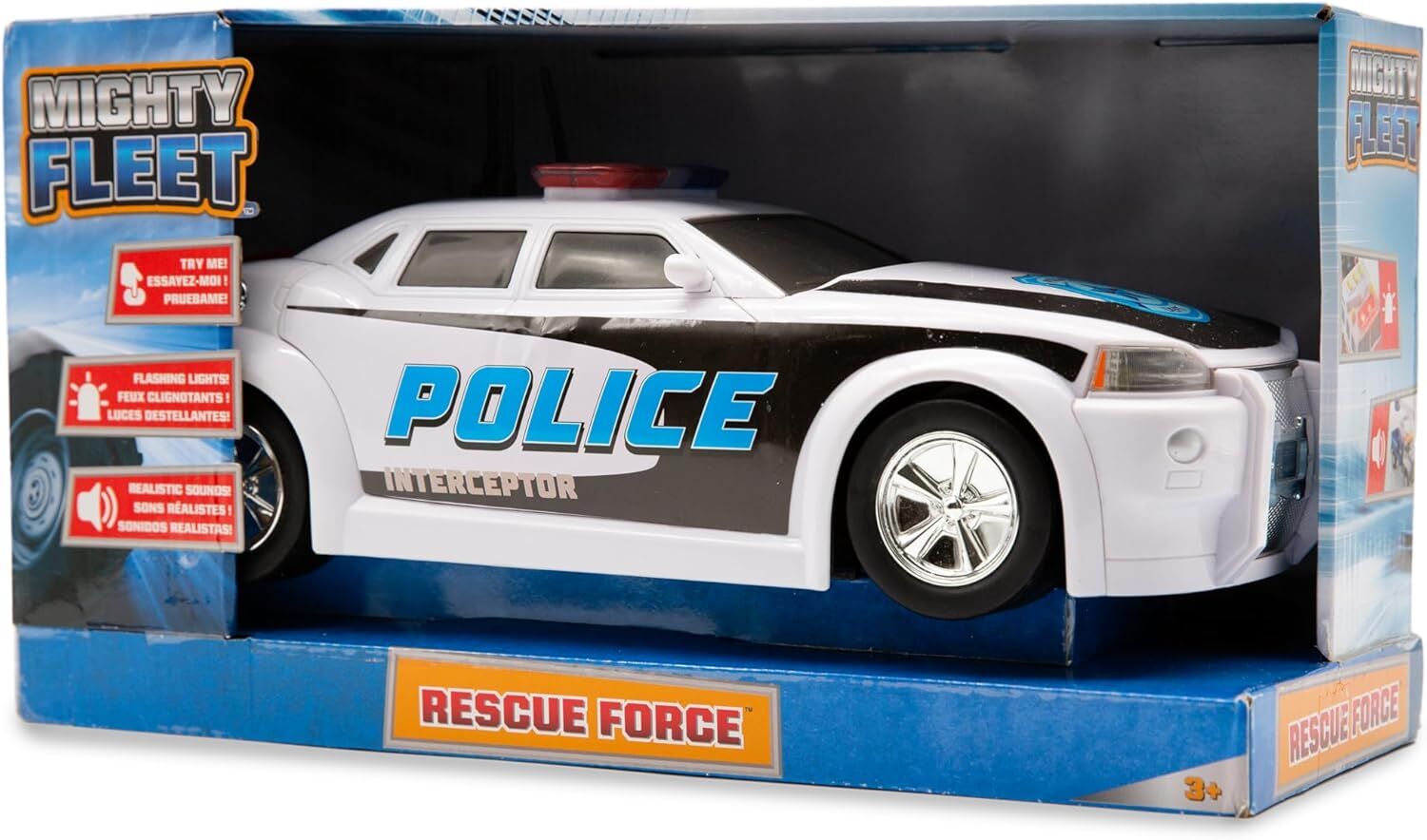 Mighty Fleet Diecast Toughest Minis Toy Vehicle Assortment, 5-In