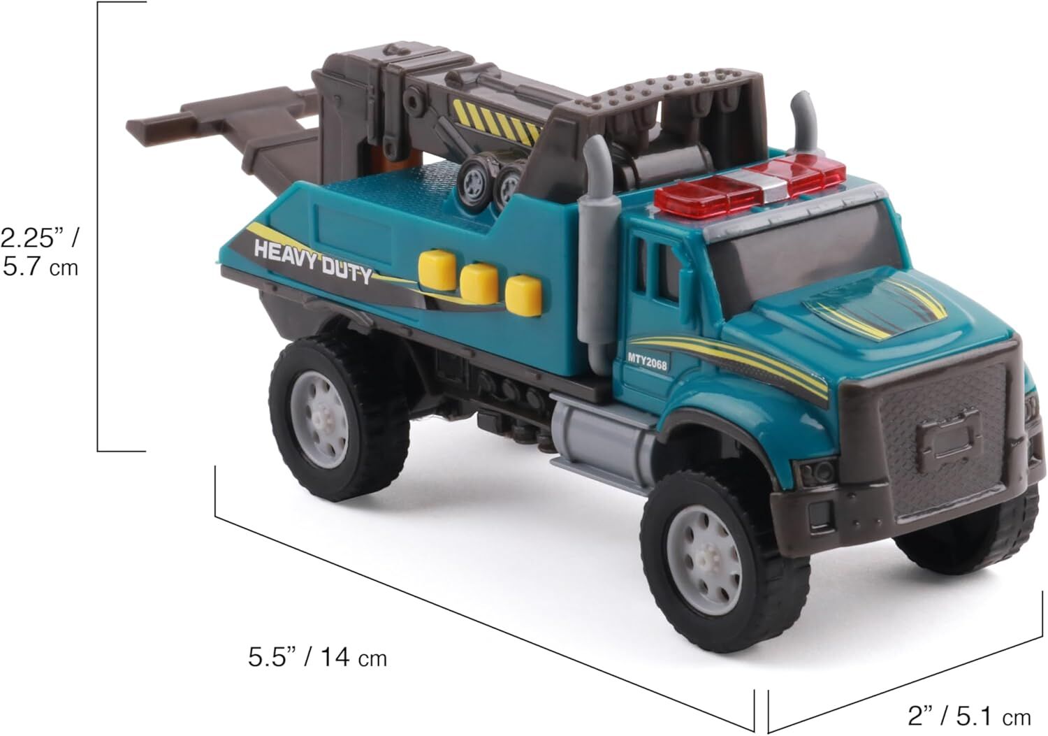 Mighty Fleet Diecast Toughest Minis Toy Vehicle Assortment, 5-In