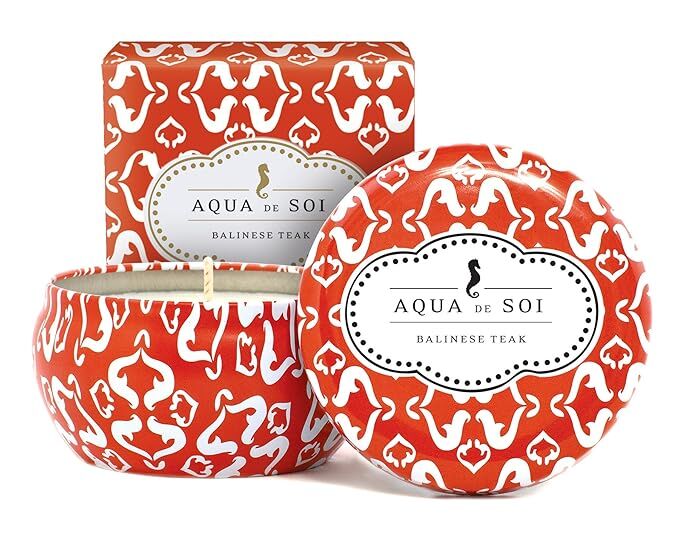 Aqua De Soi Balinese Teak Travel Candle, 9-Oz