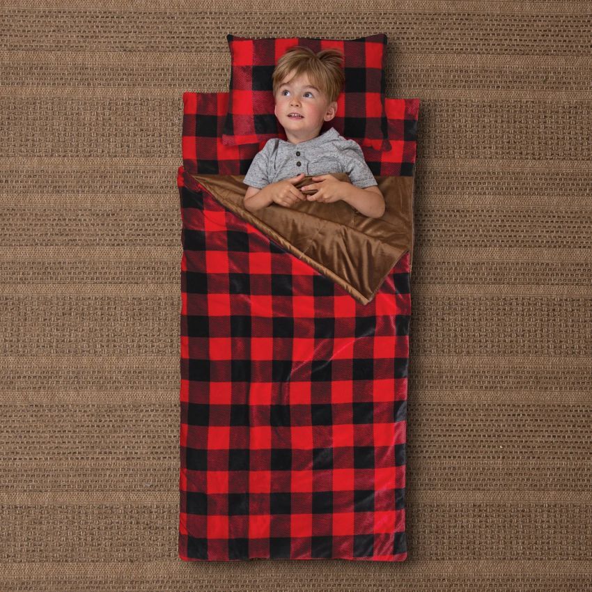 Carstens Inc. Red Lumberjack Slumber Bag