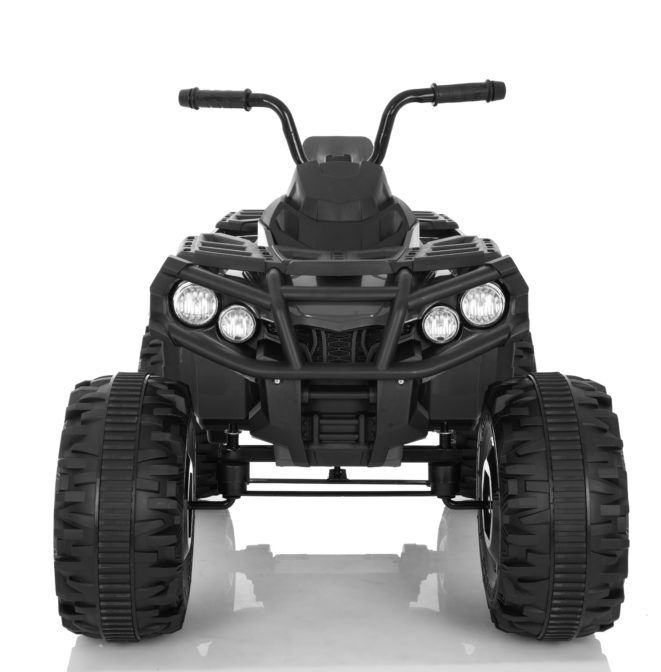 Wonderlanes Black Adventure ATV: Battery Powered Ride-On