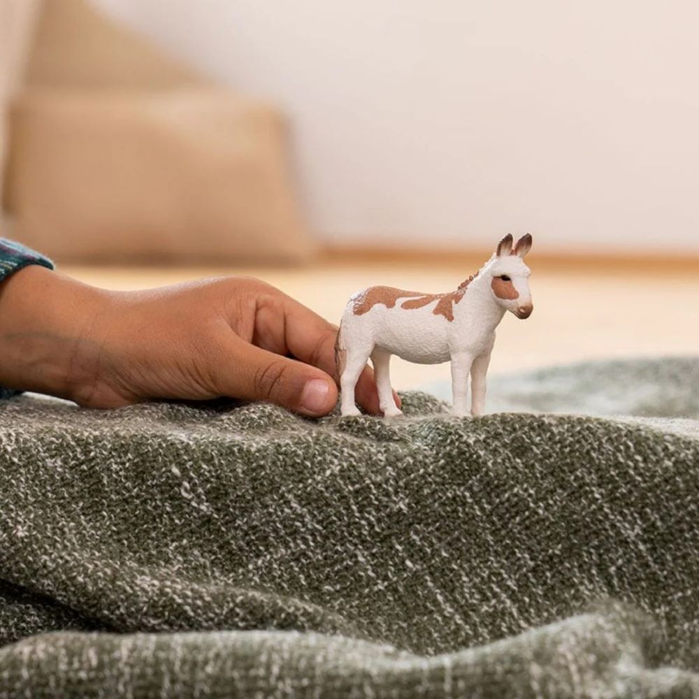 Schleich American Spotted Donkey Toy