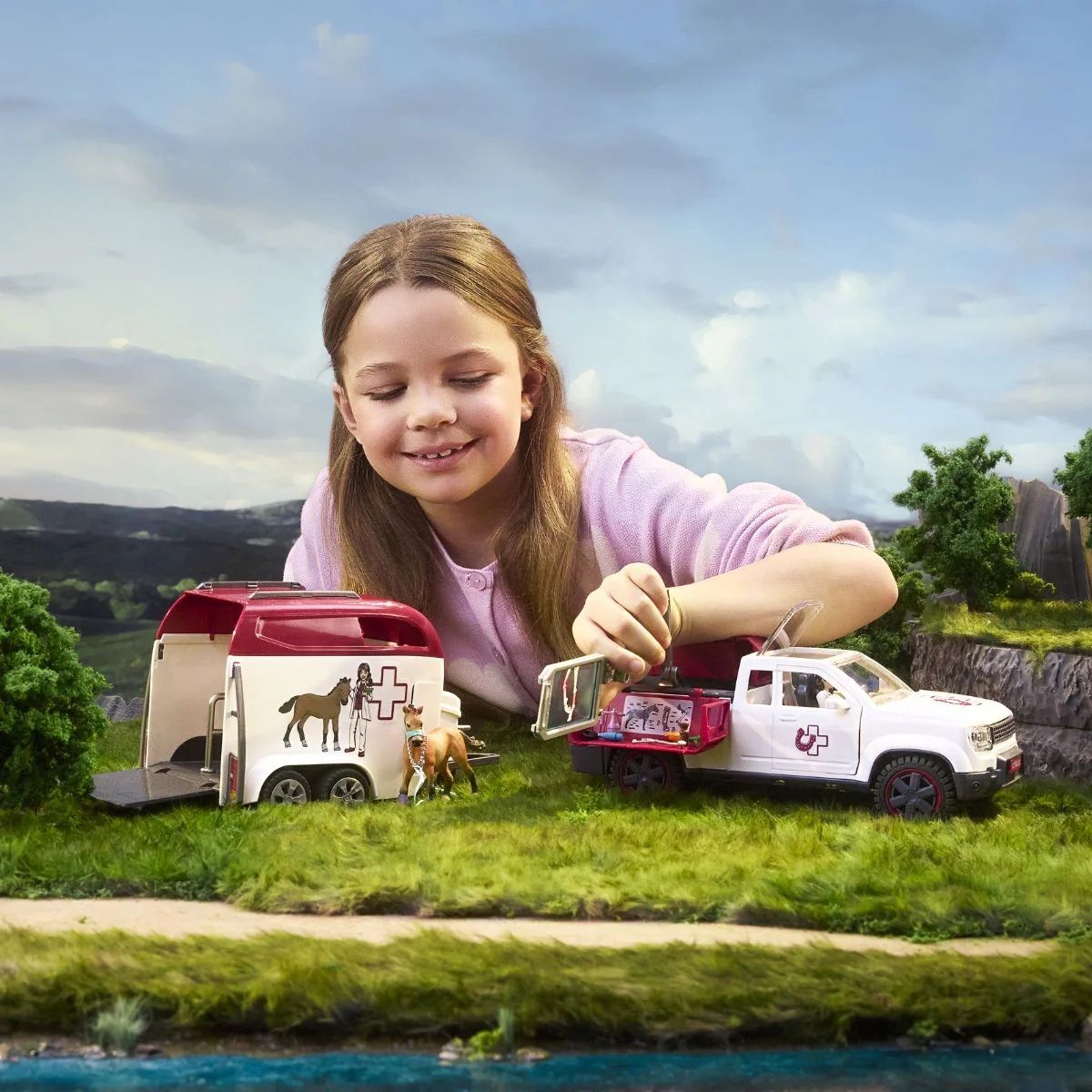 Schleich Mobile Vet with Trailer