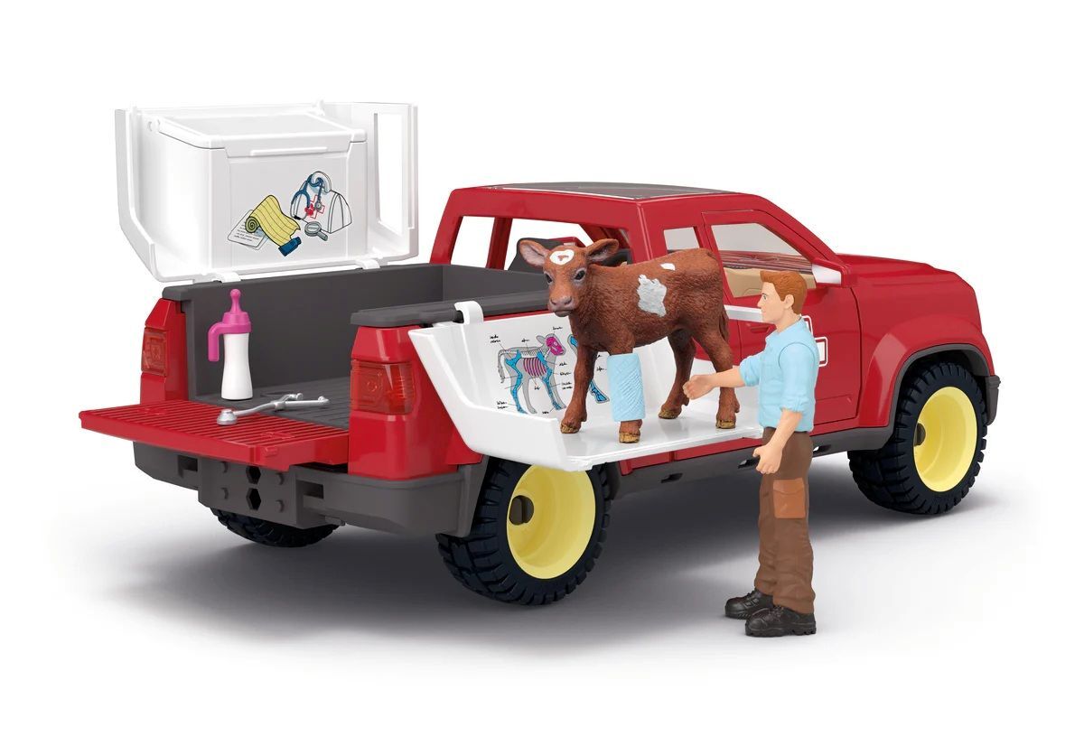Schleich Veterinarian Pick-up at the Farm
