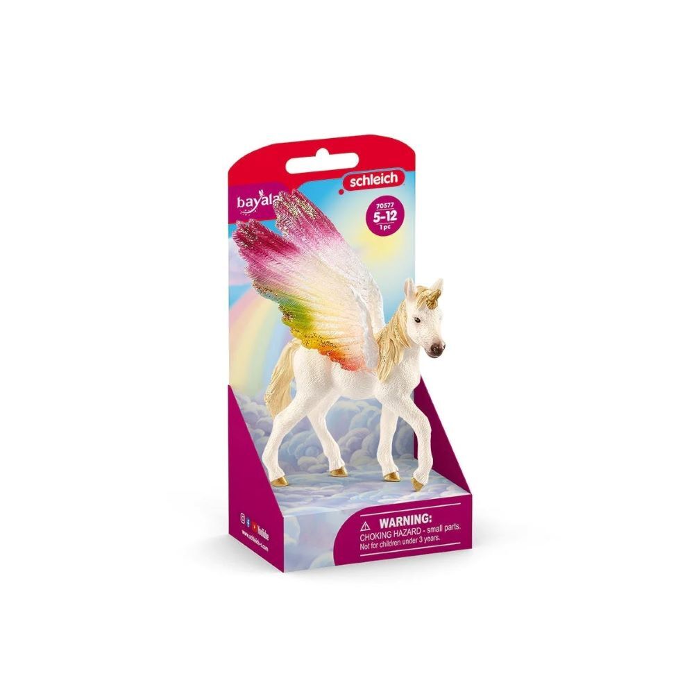 Schleich Winged Rainbow Unicorn Foal Toy