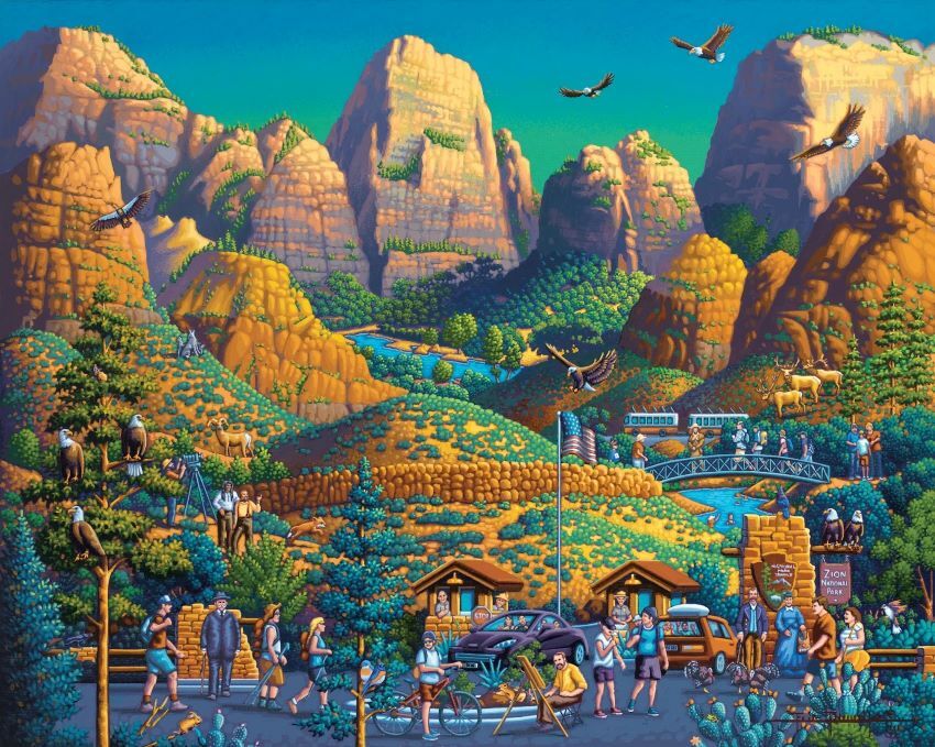 Dowdle Zion National Park, Utah Puzzle, 500-Pc