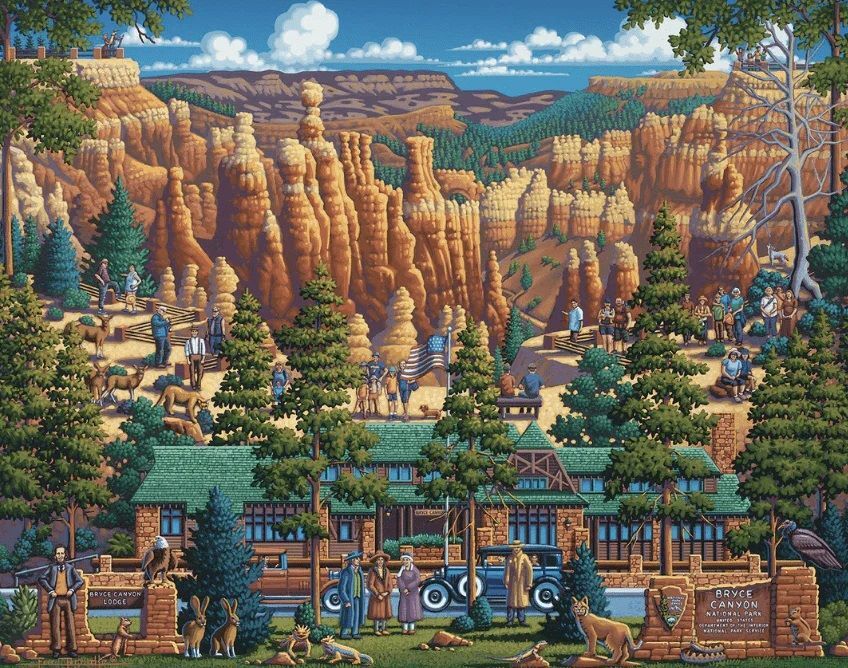 Dowdle Bryce Canyon National Park - Utah Puzzle, 500-Pc