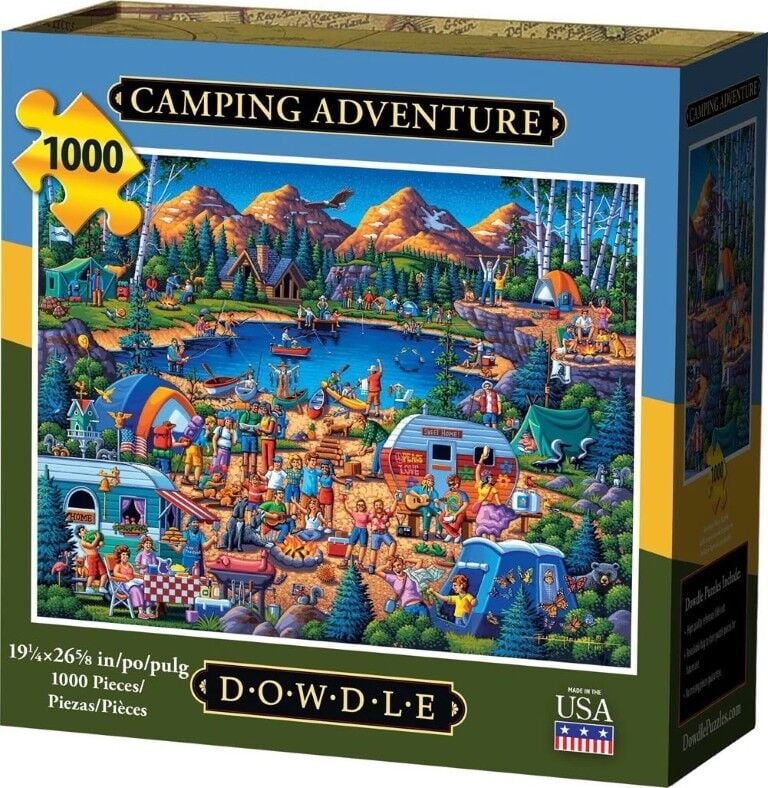 Dowdle Camping Adventure Puzzle, 1000-Pc