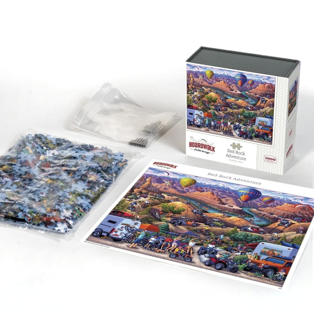 Boardwalk Red Rock Adventure Puzzle, 1000-Pc