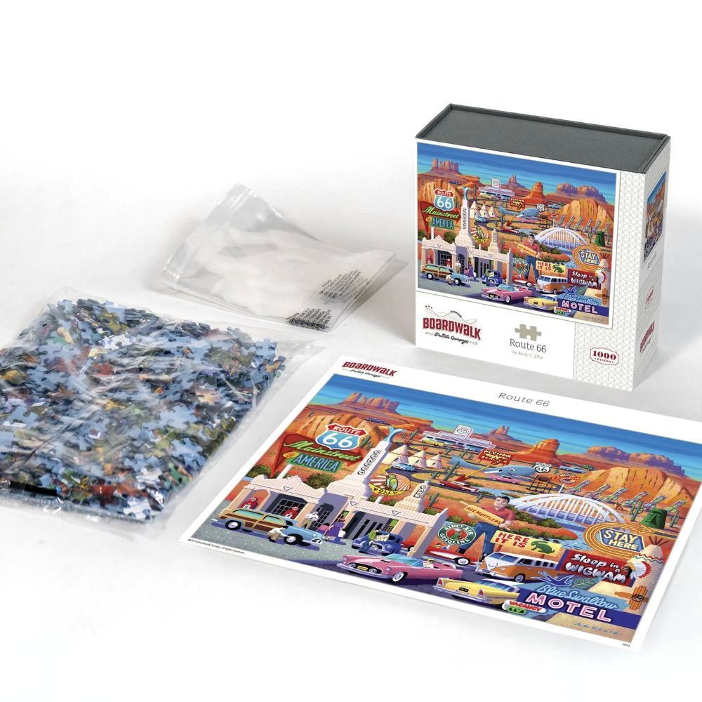 Boardwalk Route 66 Puzzle, 1000-Pc