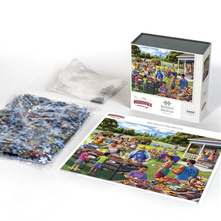 Boardwalk Puzzle Company Backyard Barbecue Puzzle, 1000-Pc