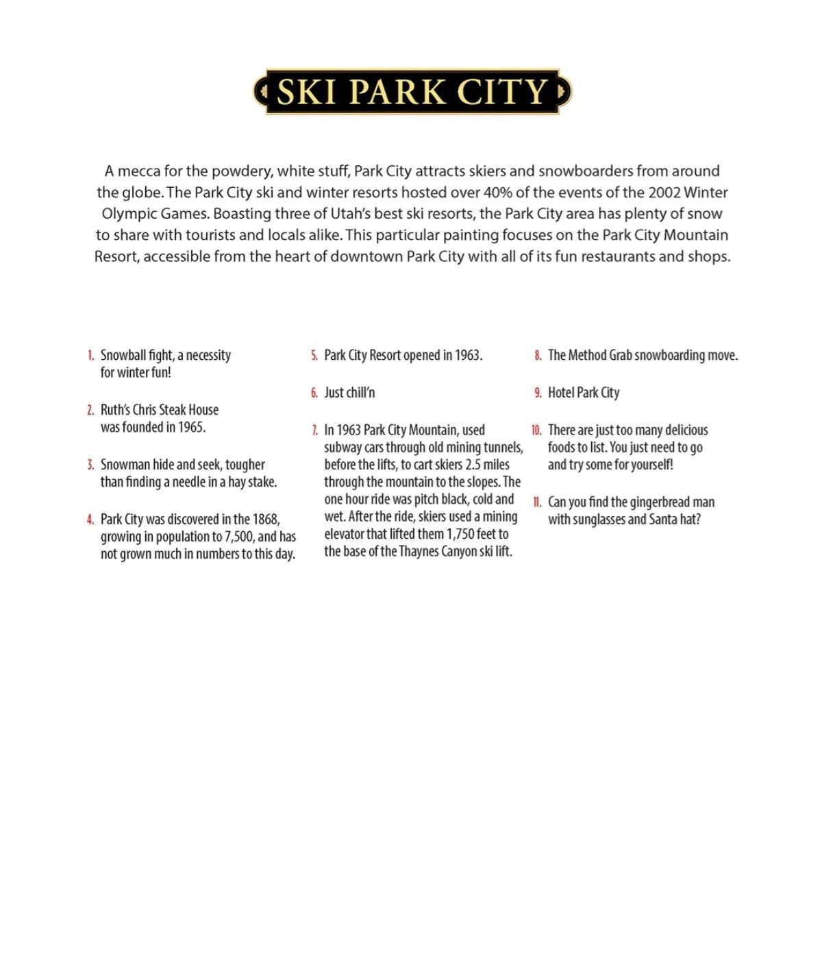 Dowdle Ski Park City, Utah Puzzle, 500-Pc