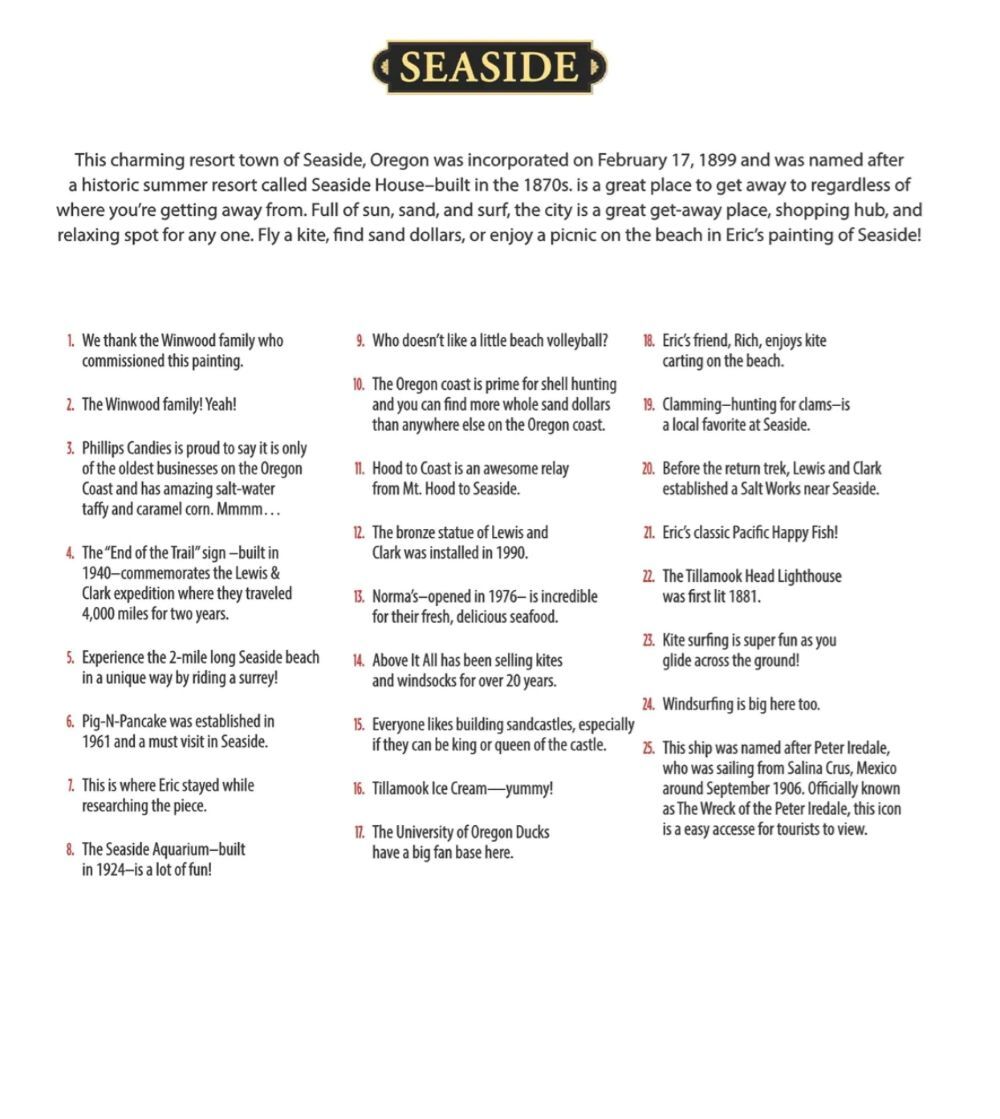 Dowdle Seaside, Oregon Puzzle, 500-Pc