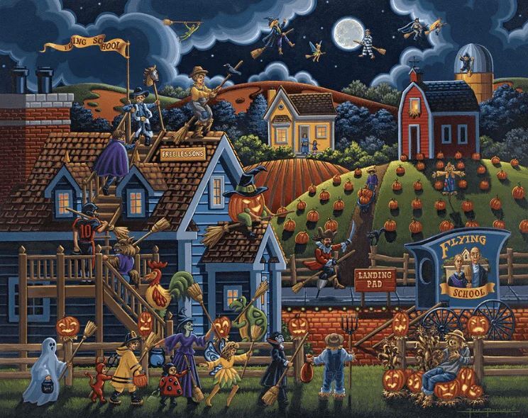 Dowdle Flying School Puzzle, 100-Pc