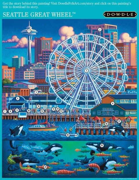 Dowdle Seattle Great Wheel, 500-Pc