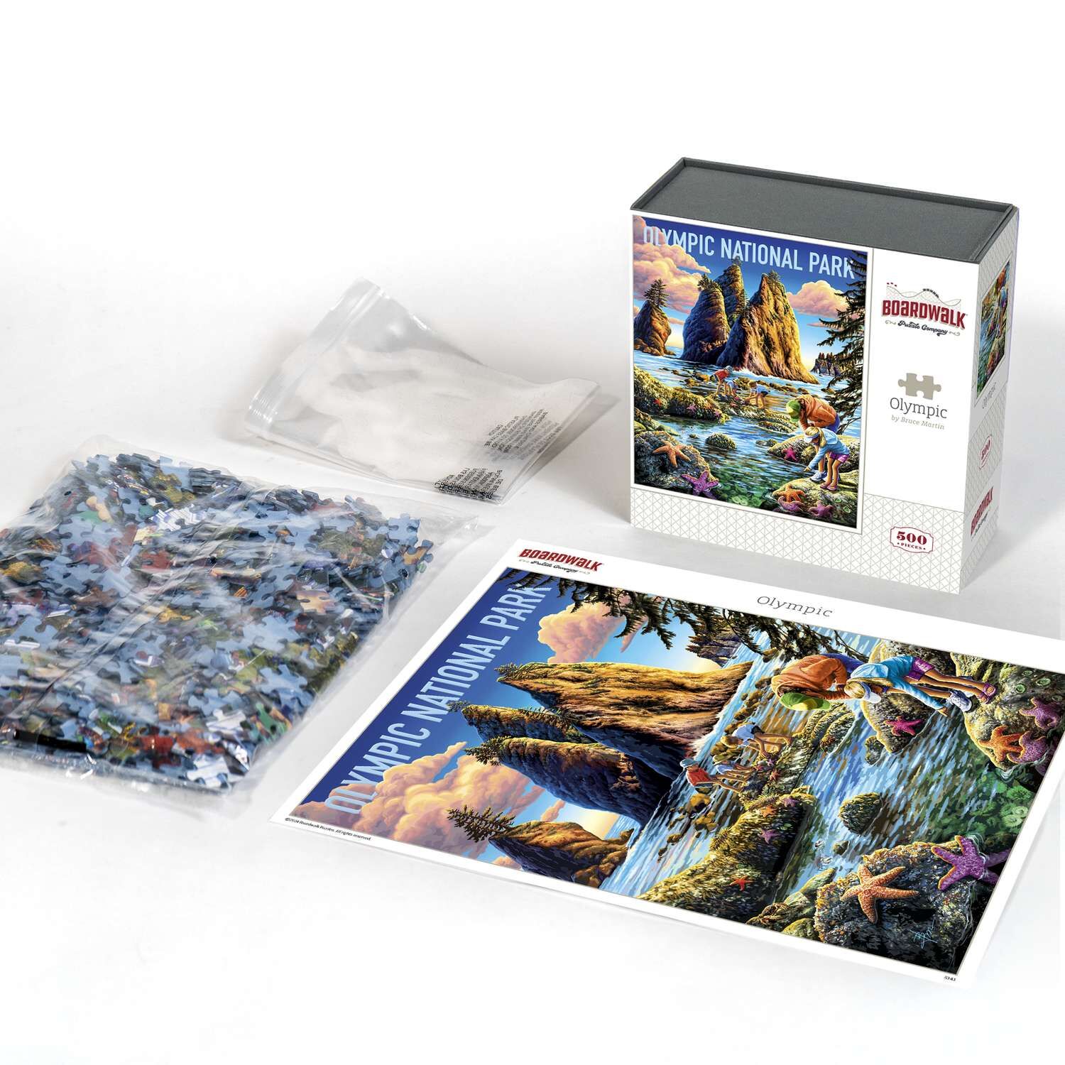 Boardwalk Puzzle Company Olympic National Park, 500-Pc