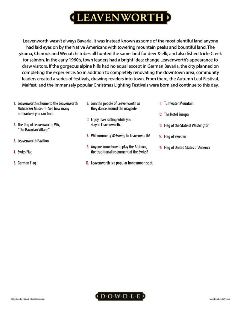 Dowdle Leavenworth Puzzle, 500-Pc