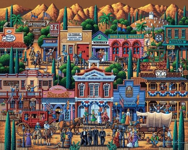 Dowdle Tombstone Puzzle, 500-Pc