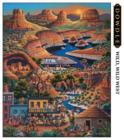 Dowdle Wild, Wild West Puzzle, 500-Pc