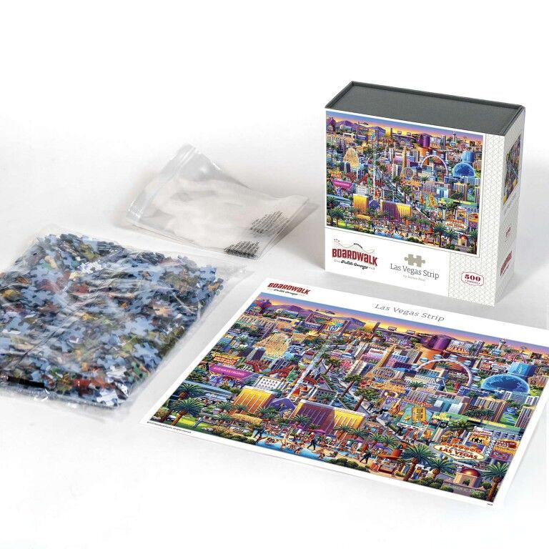 Boardwalk Puzzle Company Las Vegas Strip, 500-Pc