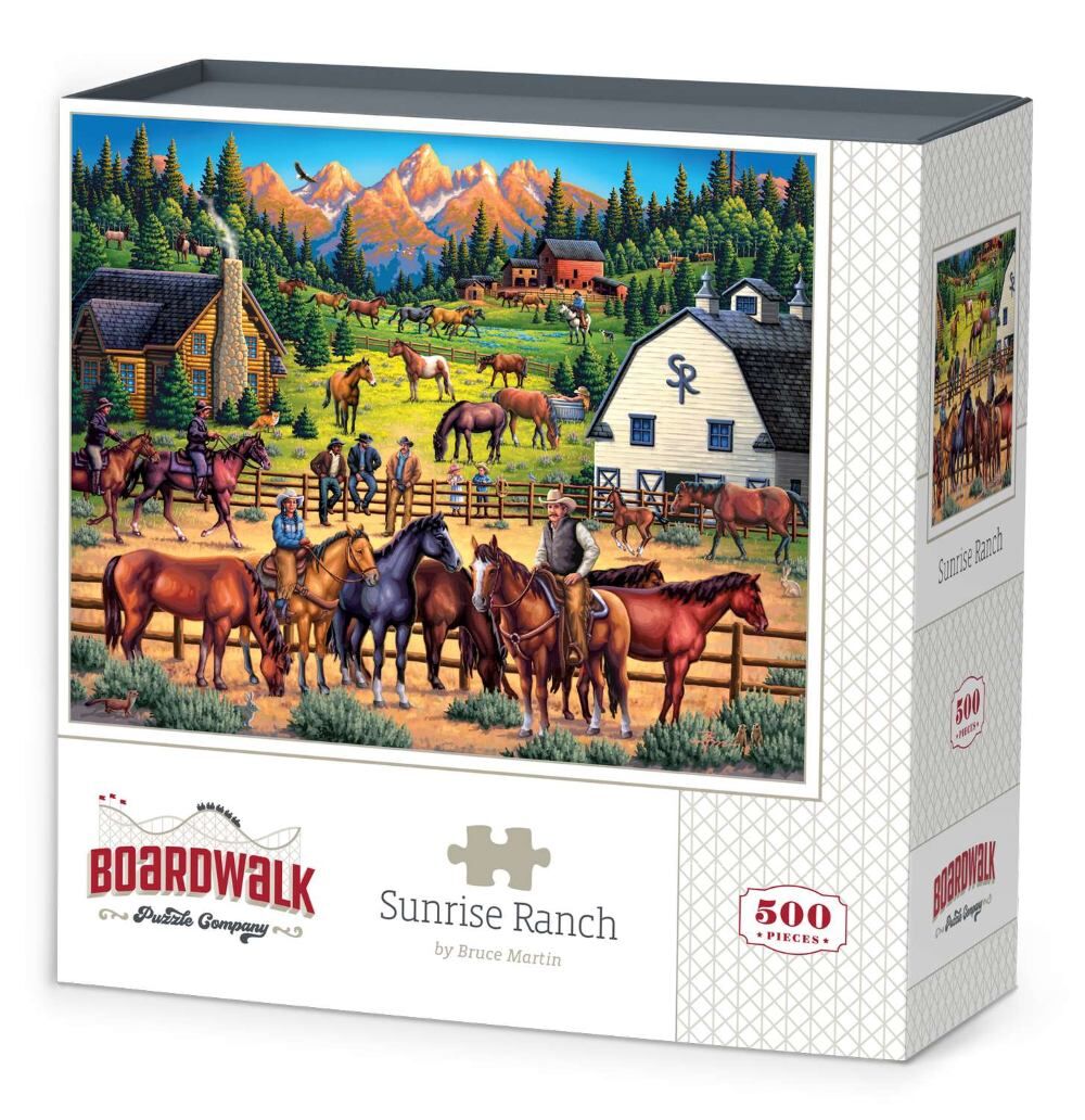 Boardwalk Sunrise Ranch Puzzle, 500-Pc