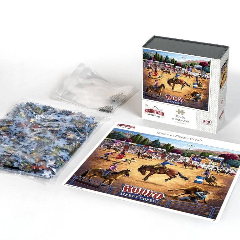 Boardwalk Rodeo At Sleepy Creek Puzzle, 500-Pc