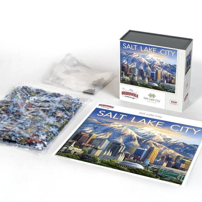 Boardwalk Puzzle Company Salt Lake City Puzzle, 500 Pc