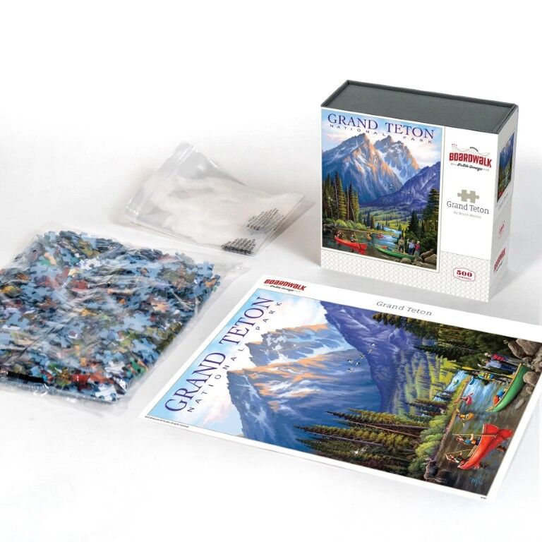 Boardwalk Grand Teton National Park Puzzle, 500-Pc