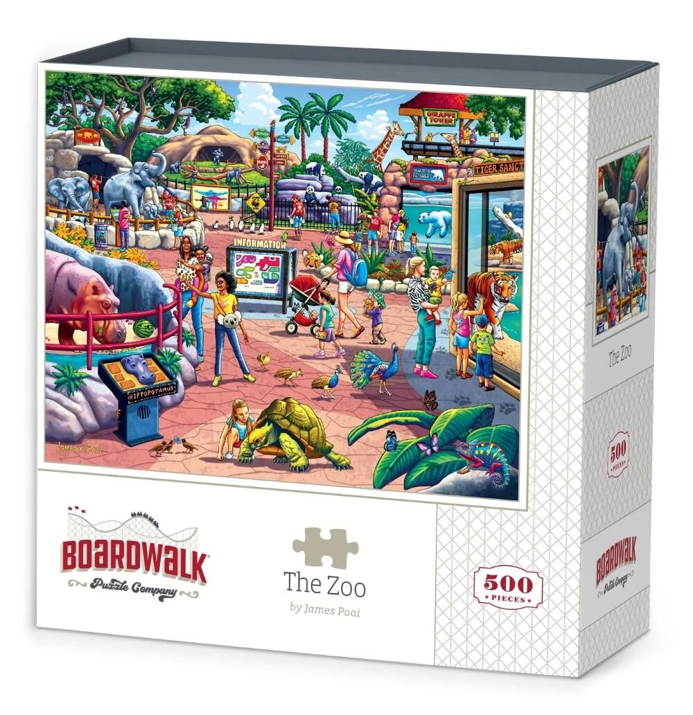 Boardwalk The Zoo Puzzle, 500-Pc