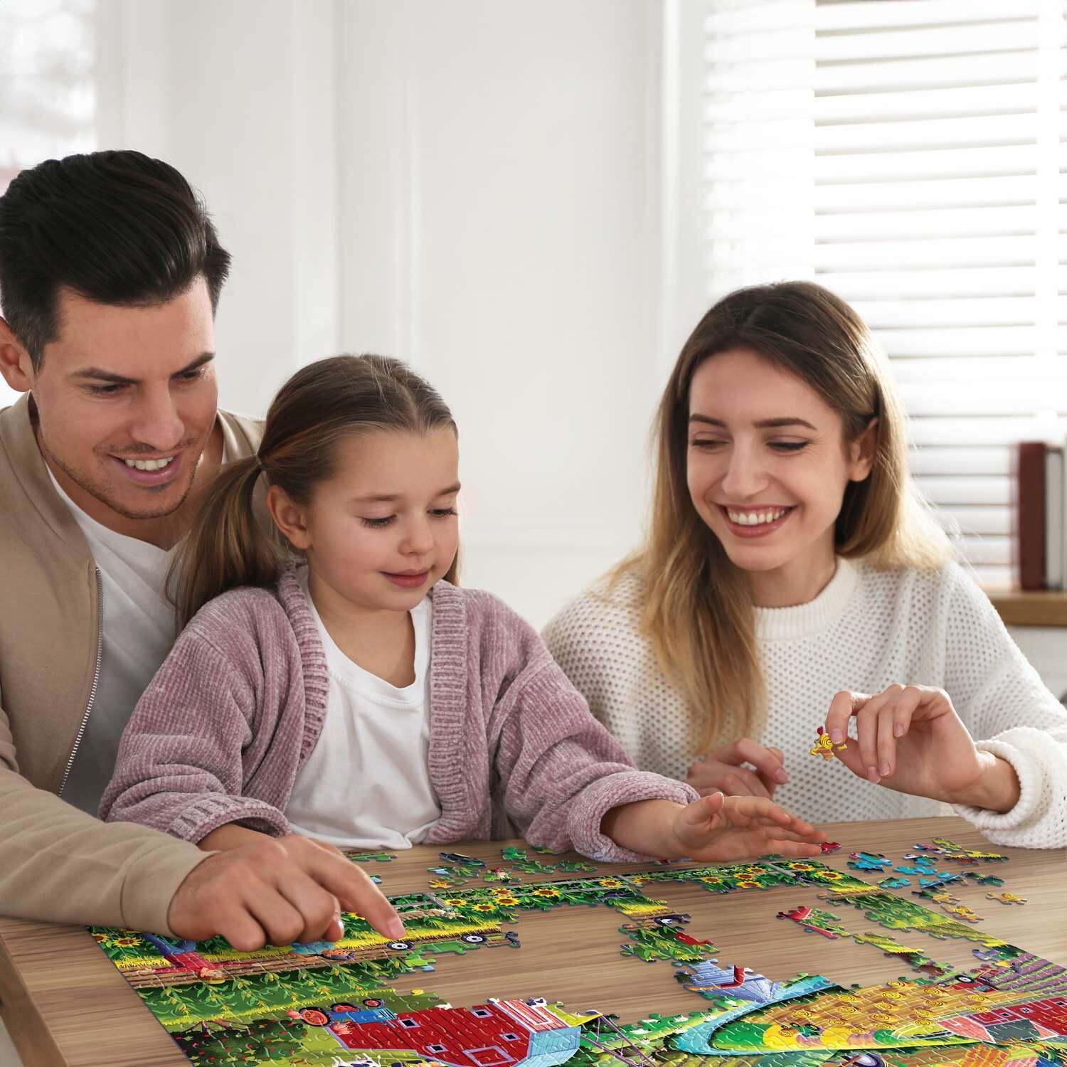 Boardwalk Puzzle Company Golden Hills Farm Puzzle, 500-Pc