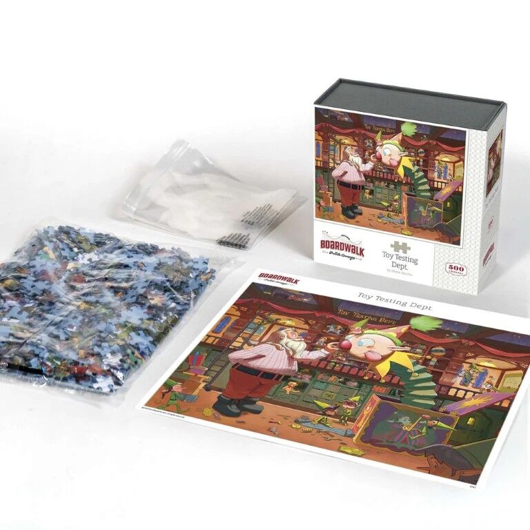 Boardwalk Puzzle Company Toy Testing Dept. Puzzle, 500-Pc