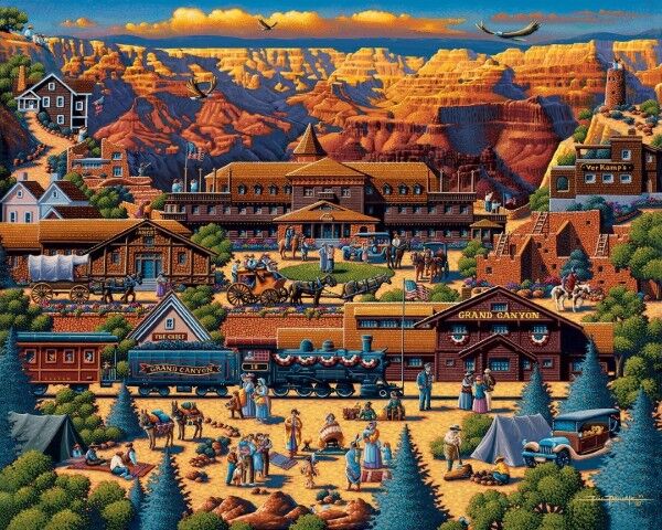 Dowdle Grand Canyon Personal Puzzle, 210-Pc