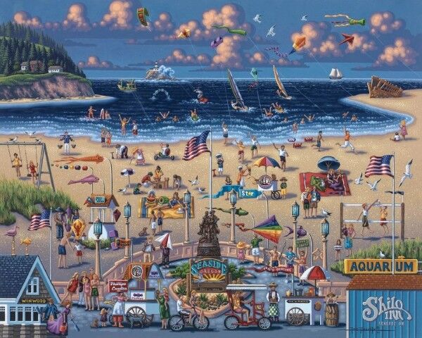 Dowdle Seaside Personal Puzzle, 210-Pc