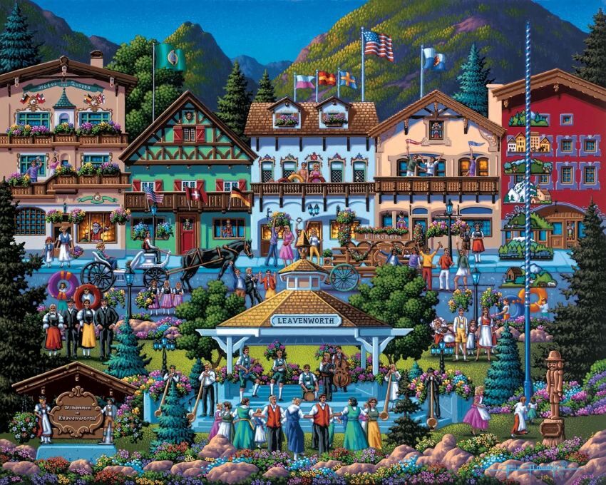 Dowdle Leavenworth Personal Puzzle, 210-Pc