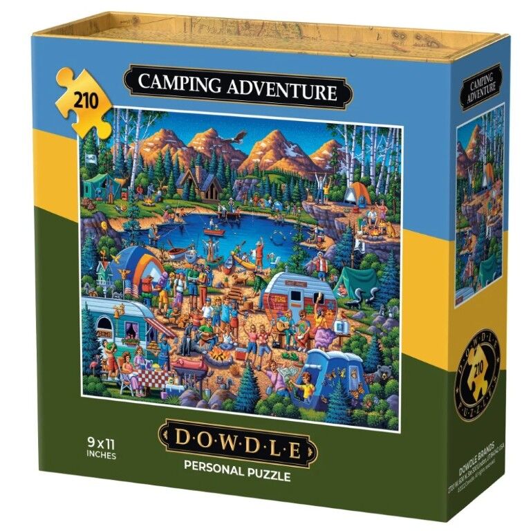 Dowdle Camping Adventure Personal Puzzle, 210-Pc