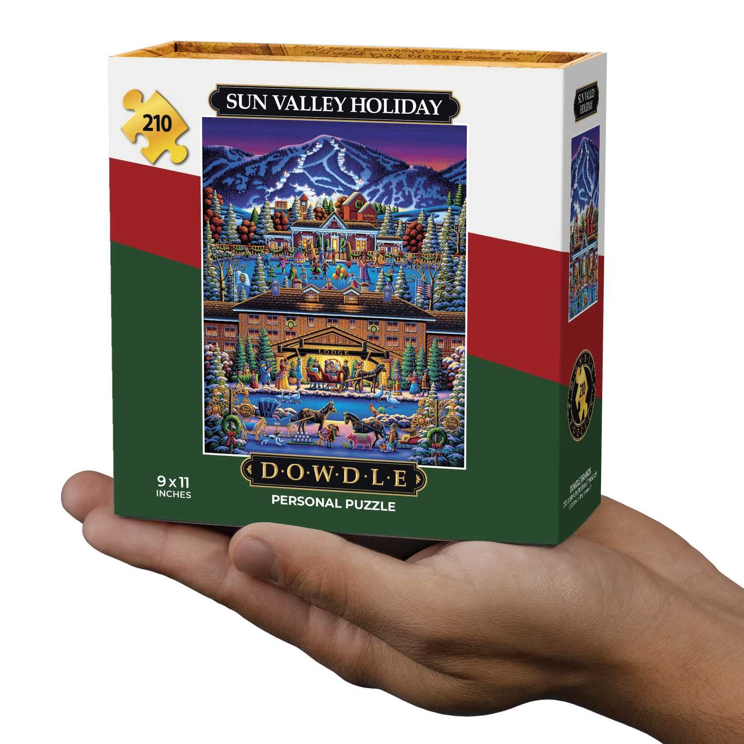 Dowdle Sun Valley Holiday Personal Puzzle, 210-Pc