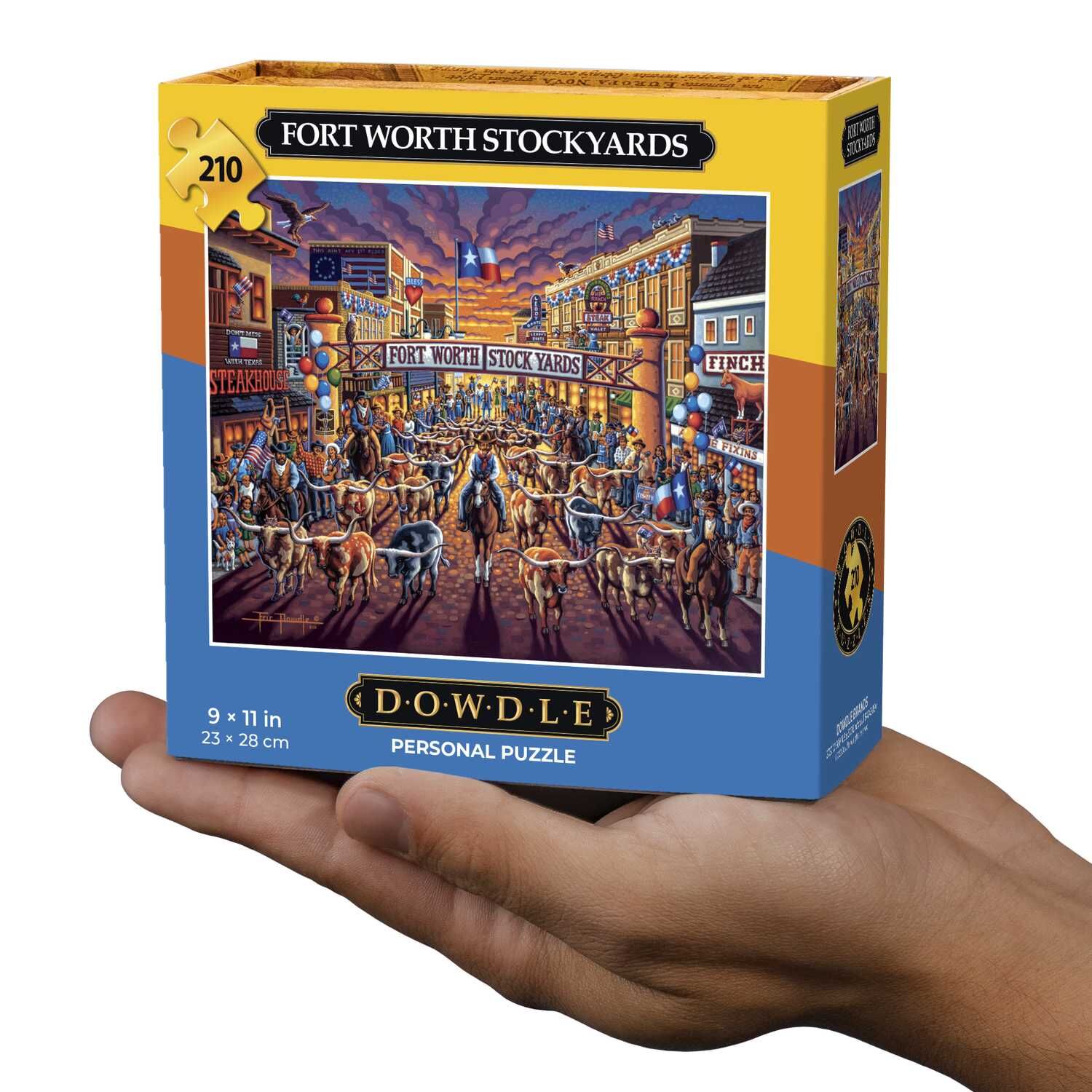 Dowdle Fort Worth Stockyards Personal Puzzle, 210-Pc