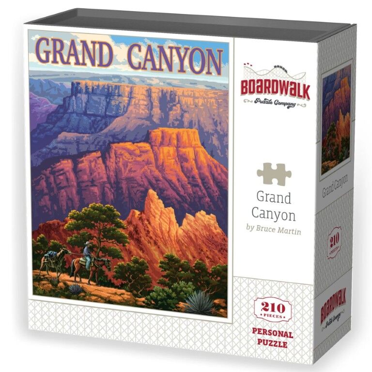 Boardwalk Puzzle Company Grand Canyon Personal Puzzle, 210-Pc