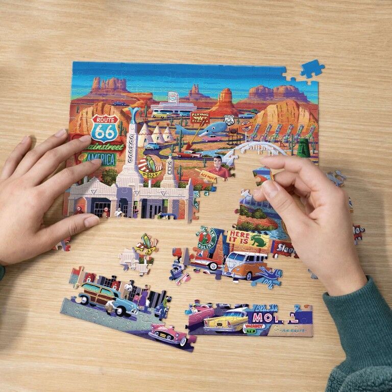 Boardwalk Puzzle Company Route 66 Personal Puzzle, 210-Pc