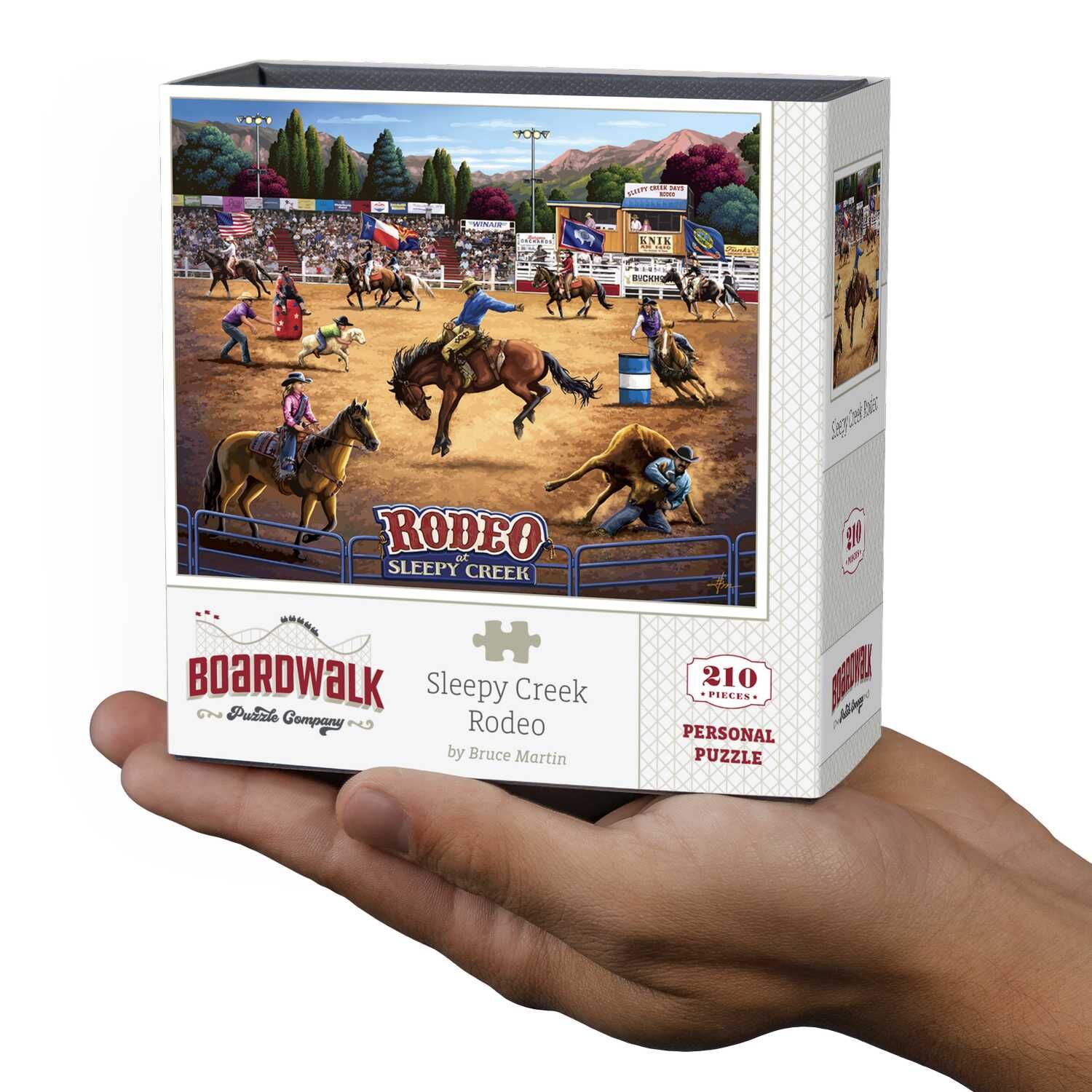 Boardwalk Puzzle Company Rodeo at Sleepy Creek Personal Puzzle, 210-Pc