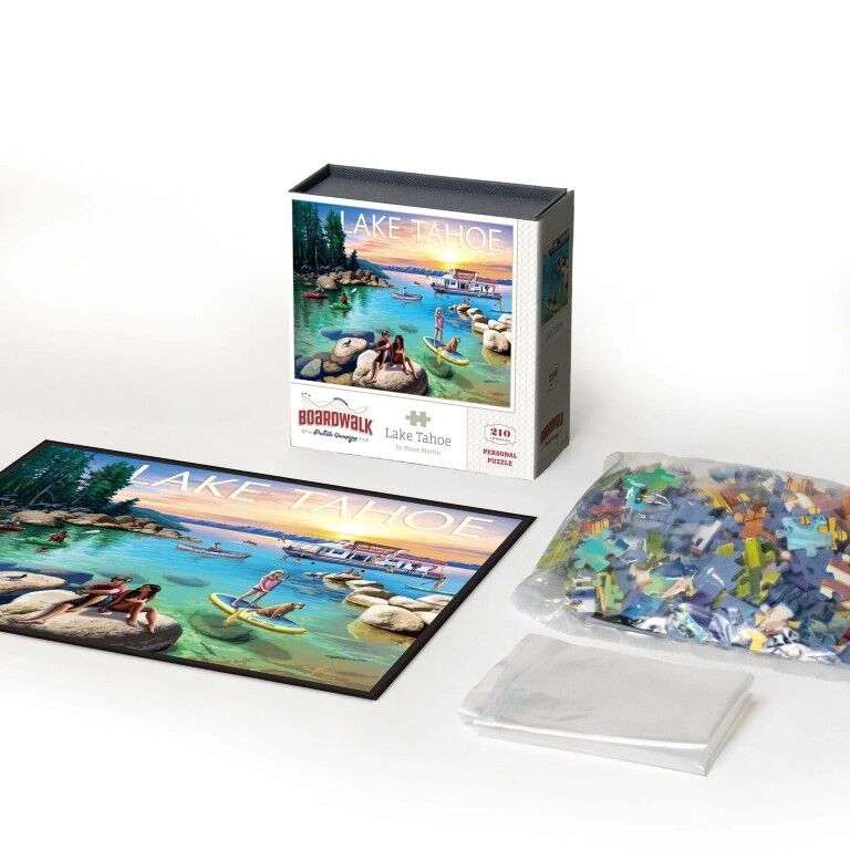 Boardwalk Puzzle Company Lake Tahoe Personal Puzzle, 210-Pc