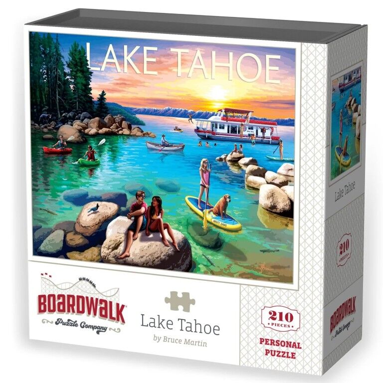 Boardwalk Puzzle Company Lake Tahoe Personal Puzzle, 210-Pc